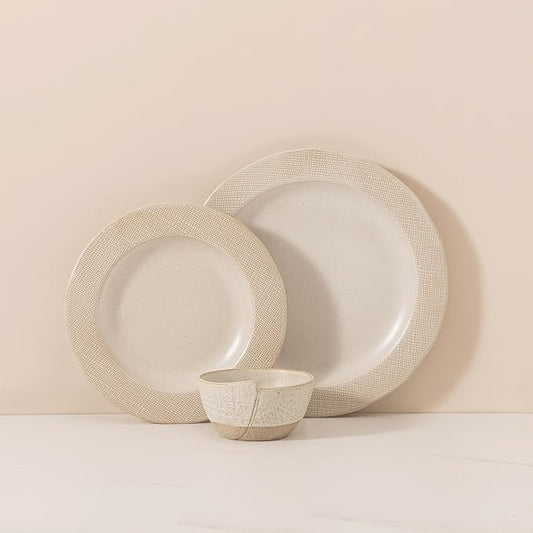 Dinnerware sets plates and bowls sets modern plates,Ceramic Dinnerware Sets,12 Pieces Porcelain Lightweight Plates,Scratch Resistant Dish Set (style - 5, 4 - Set (12pcs))