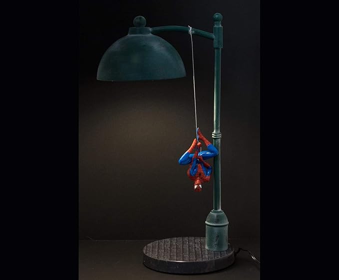 Marvel Spider Man Streetlight LED Mood Light Desk Lamp | Superhero Night Light | 16 Inches