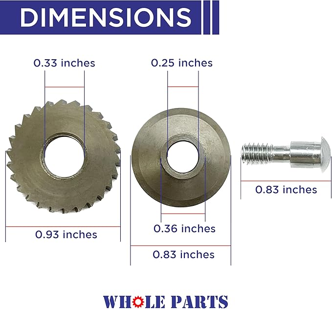 Whole Parts Upgraded Knife and Gear Kit Part# KT2326 - Replacement & Compatible with Some 203 and 266 Electric Can Openers