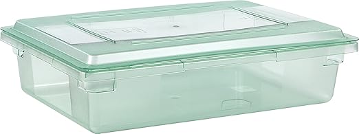 Carlisle FoodService Products 10627C09 StorPlus Color-Coded Food Box Storage Container Lid Only, 26" x 18", Green (Pack of 6)