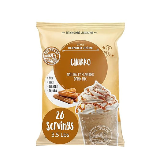 Big Train Vivaz Churro Blended Crème Beverage Mix, 3.5 Pound (Pack of 1)