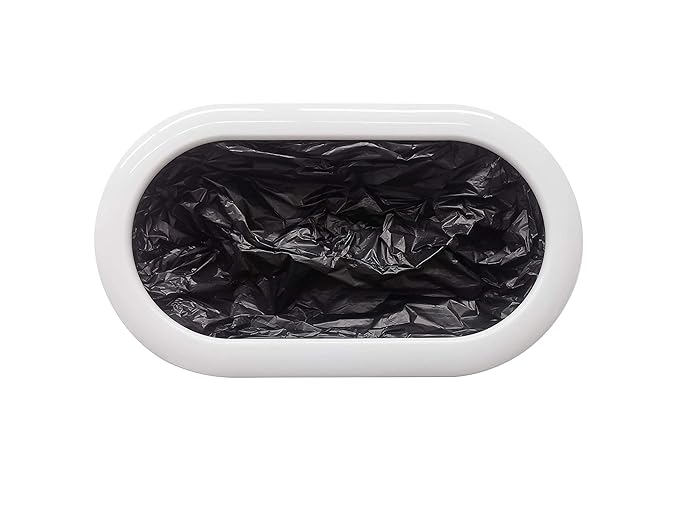 TOWNEW T3 Slim Official Refill Rings for Smart Kitchen Trash Can | Durable Garbage Bags Electric Trash Can - Pack of 6 Refill Rings - Up to 120 Trash Bags (6 Months Supply)