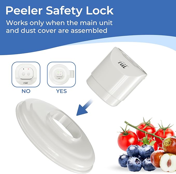 Electric Grape Peeling Machine – Automatic Peeler Skin Remover Tool for Small Fruits. 20s Fast Peeling Rechargeable Wireless, Easy Clean for Home & Commercial Use, Grape Garlic Cherry Tomato Peeler