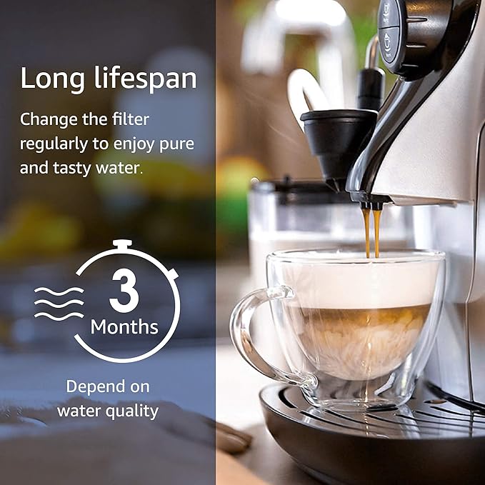 Waterdrop Coffee Water Filter, Replacement for Philips® AquaClean® CA6903/10 CA6903/22, Saeco® and Philips® Fully Automatic Coffee Machines, TÜV SÜD certified, Reduces PFAS, PFOA/PFOS, 2 Packs