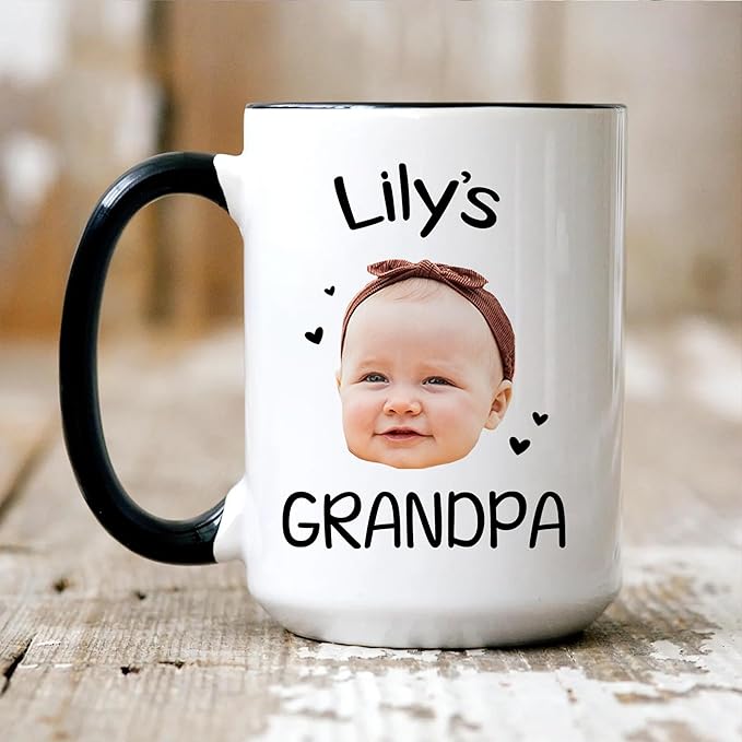 Personalized Dad to Papa Mug - Custom Est Year Coffee Mug for New Grandpa - First Time Grandfather Gift - Custom Grandparent - Keepsake for Him