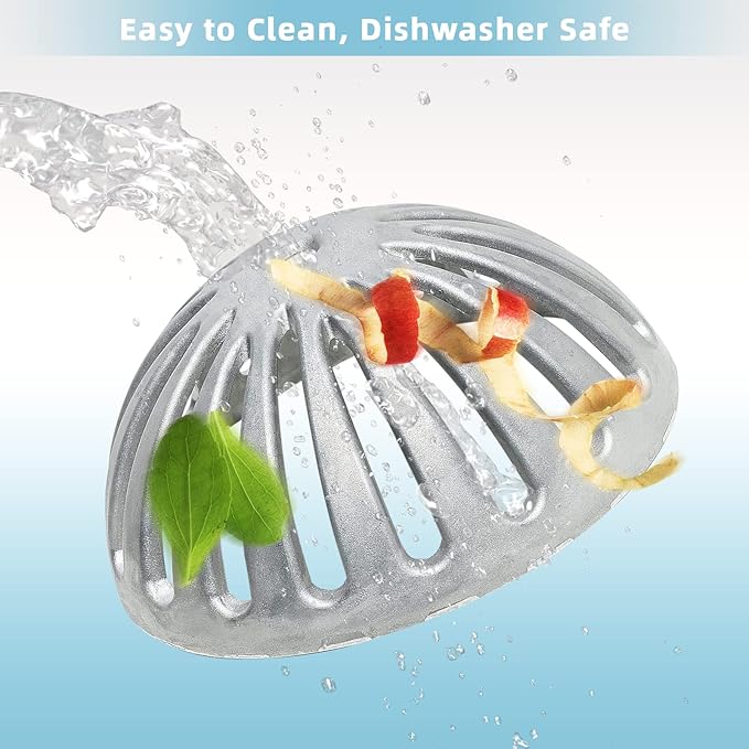 10 Pack Floor Sink Strainer Floor Drain Strainer Heavy Duty Aluminum Dome Sink Drain Strainer Floor Drain Cover for Kitchen, Bar, Outdoor Garden or Bath 5-1/4" Diameter x 2-1/4"H