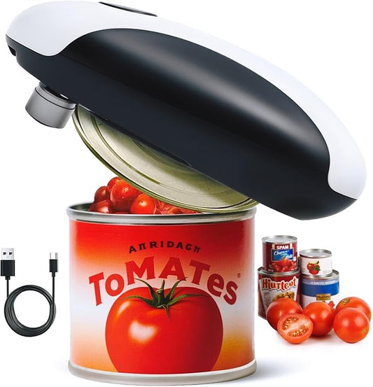 One-Touch Can Opener Electric with Rechargeable USB-C Fast Charge, The Popular Electric Can Openers for Senior, Kids, and Best Gift in Kitchen