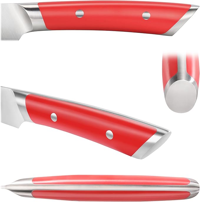 Cangshan HELENA Series German Steel Forged 3.5" Paring Knife with Sheath (Red)