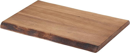 Rachael Ray Pantryware Wood Cutting Board / Wood Serving Board - 17 Inch x 12 Inch, Brown