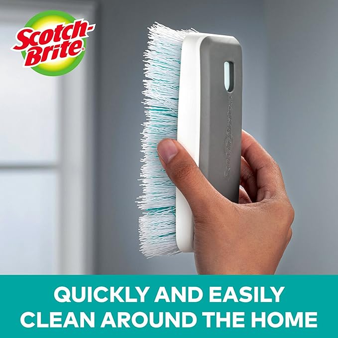 Scotch-Brite Deep Clean Brush | For Tile Floors and Walls | For Shower and Tubs | Pack of 6