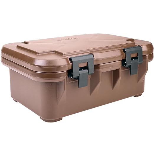 Cambro Insulated Food Pan Carrier - 6 Inch Deep Hotbox and Food Warmer for Catering & Transport - Top Load S-Series (Beige)