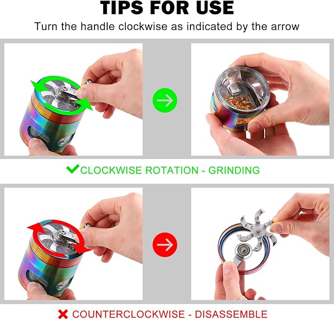 Spice Grinder - Colorful,2.5"