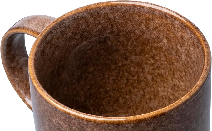 Olé Ceramic Mug Set of 4-15oz Cute Coffee Mugs for Hot Chocolate, Espresso, and Tea, Nordic Style, Dishwasher and Microwave Safe, Gift for Coffee Lovers
