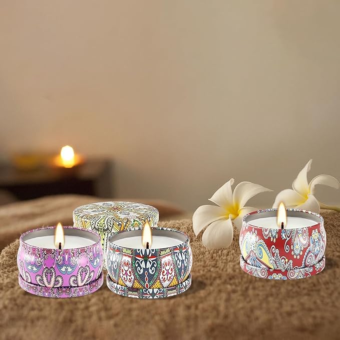 24Pack Scented Candles,Soy Wax Jar Candles,Aromatherapy Candles for Home 2.5 OZ Scented Candles for Mom for Christmas Candles, Birthday, Thanksgiving, Mother's Day,Valentine'sDay