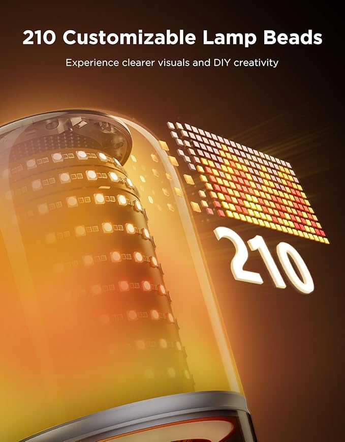 Govee Table Lamp 2 Pro x Sound by JBL, Smart Cordless Table Lamp with Speaker, Music-Light Sync, 16 Music Modes & 100+ Scene Modes, Work with Matter, DIY Customized Rechargeable Desk Lamp for Bedroom