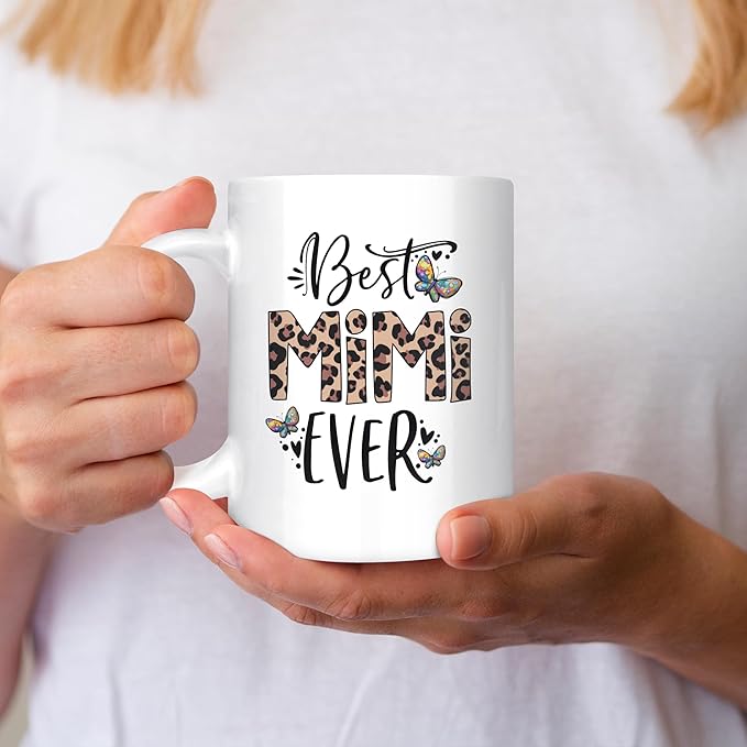Mimi Christmas Gifts for Grandma 11oz Mug, Mothers Day Gifts for Mimi, Mimis Birthday Gift from Grandkids, Mimis Coffee Mugs for Women