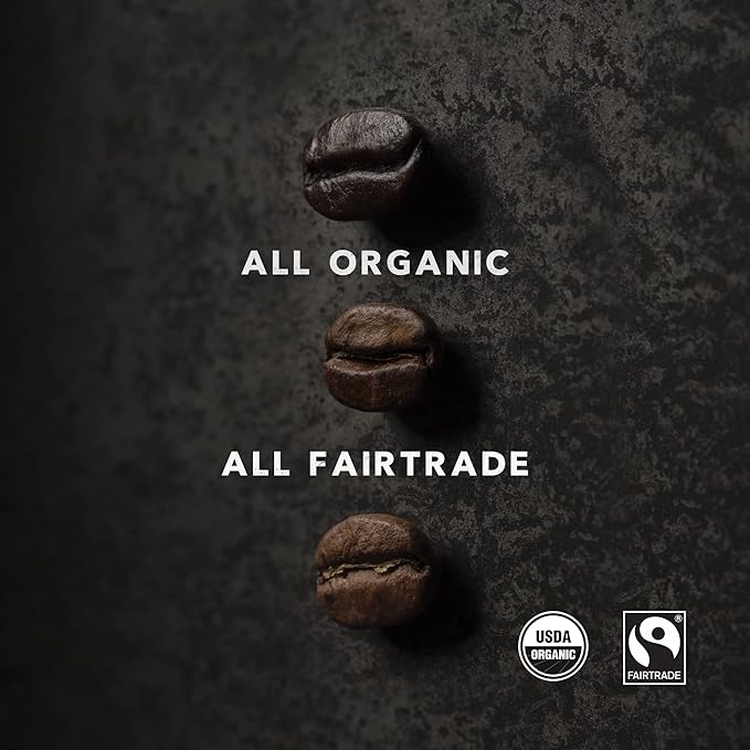 Kicking Horse Coffee, Decaf, Swiss Water Process, Dark Roast, Whole Bean - Certified Organic, Fairtrade, Kosher Coffee, 10 Ounce (Pack of 6) - Packaging May Vary