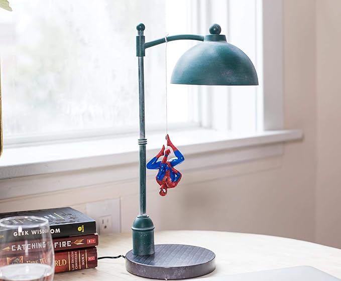 Marvel Spider Man Streetlight LED Mood Light Desk Lamp | Superhero Night Light | 16 Inches
