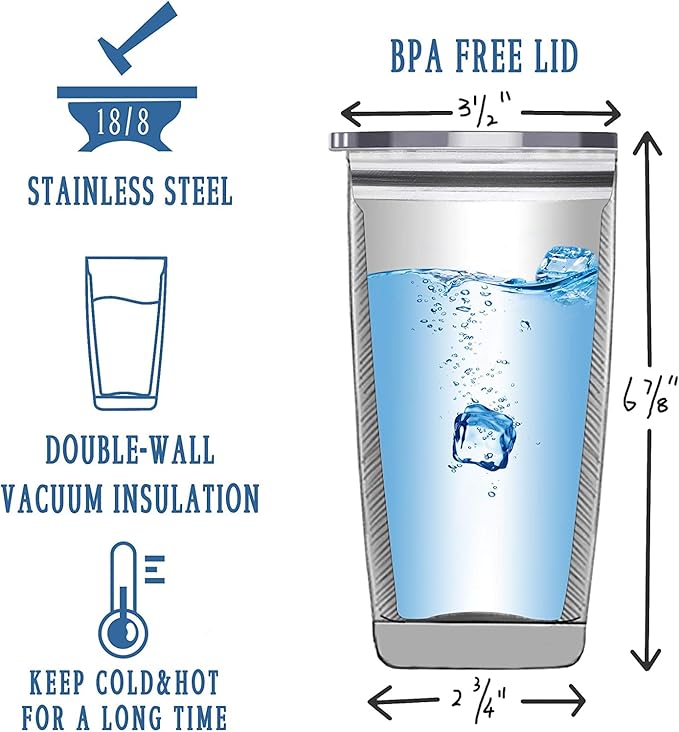 Work Forecast Coffee Tumbler - Funny Coworker Birthday Gift Idea for Him or Her – Present for Boss Employer Bestfriend - Sarcastic Gag Going Away Farewell Drinking Cup, 20oz Insulated Tumbler, Black