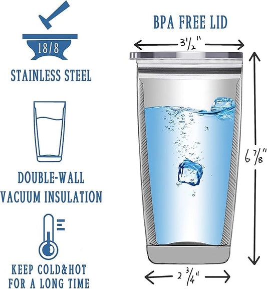 Work Forecast Coffee Tumbler - Funny Coworker Birthday Gift Idea for Him or Her – Present for Boss Employer Bestfriend - Sarcastic Gag Going Away Farewell Drinking Cup, 20oz Insulated Tumbler, Black