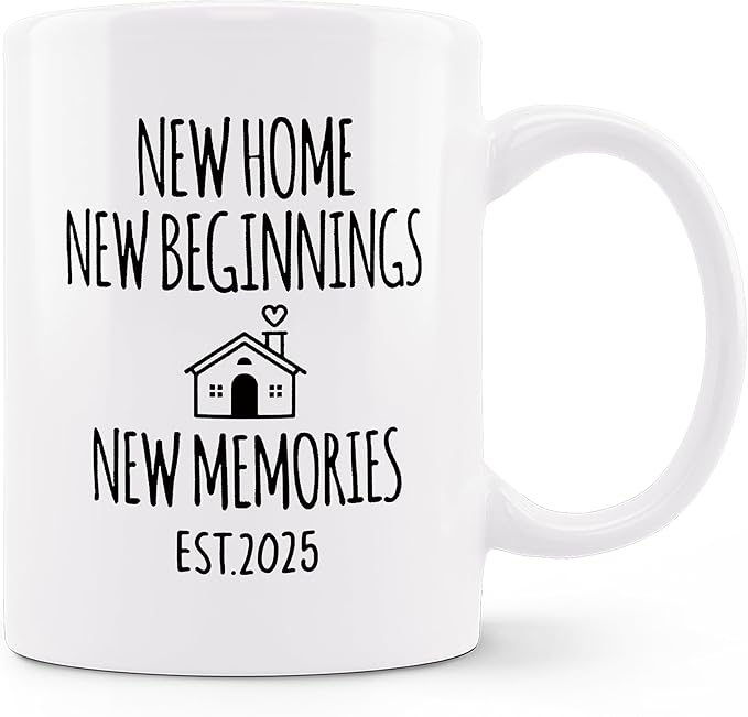 New Home Gifts Coffee Mug, Best Housewarming Gifts 2025, House Warming Gifts New Home House, Homeowner Householder Ceramic Coffee Mugs 11 oz