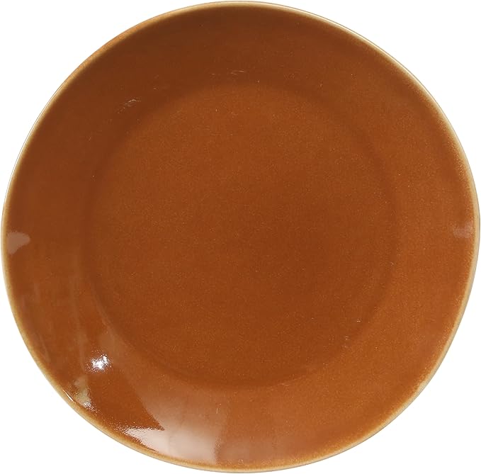 Bloomhouse - Two Time Oprah's Favorite Things Winner - Montecito Breeze 16 Piece (Service for 4) Double Plates and Bowls Stoneware Reactive Glaze Dinnerware Set - Terracotta Canyon