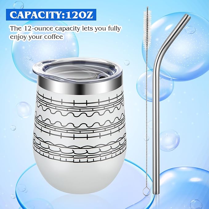 2 Pack 12 oz Hidden Message Mug Stainless Steel Insulated Tumbler with Straw and Brush, Joke Funny Sarcastic Coffee Mug Wine Cup Coworker Gag Gift for Christmas Employee Appreciation Gift