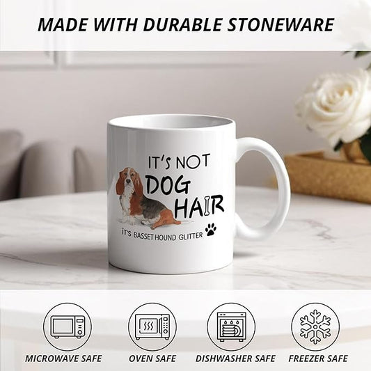 Basset Hound Mug - Dog Mom Coffee Mug for Women, Basset Hound Gifts