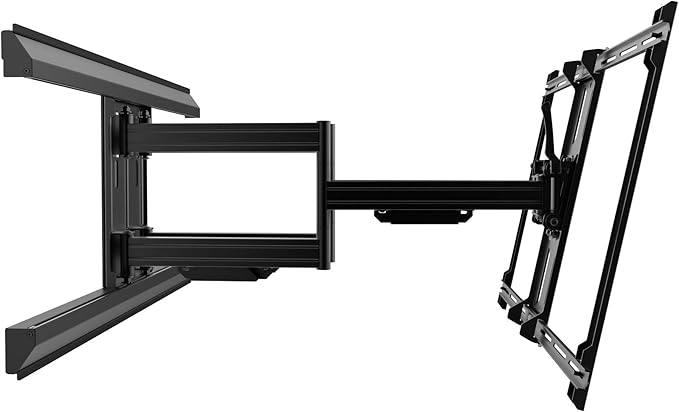 Kanto PMX700 Pro Series Full Motion Articulating TV Wall Mount for 50" to 100" TVs | Adjustable Positioning | Integrated Cable Management | Toolless Tilt