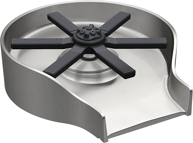 KRAUS CleanMate Glass Rinser for Kitchen Sink in Spot-Free Stainless Steel Color Finish, KGR-500SFS