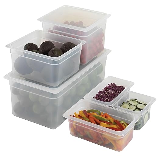 Cambro Food/Beverage Storage Container, Standard, Translucent
