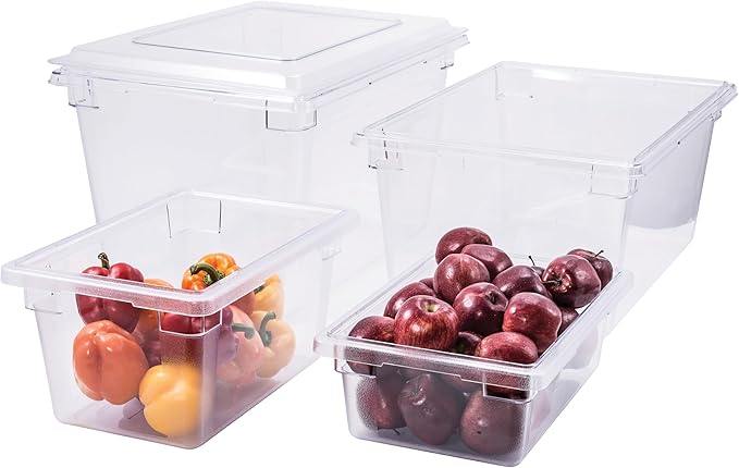 Winco Polycarbonate Food Storage Box, 12 by 18 by 6-Inch