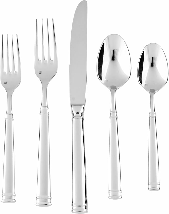 Fortessa Bistro 18/10 Stainless Steel Flatware Tea/Coffee Spoon, Set of 12