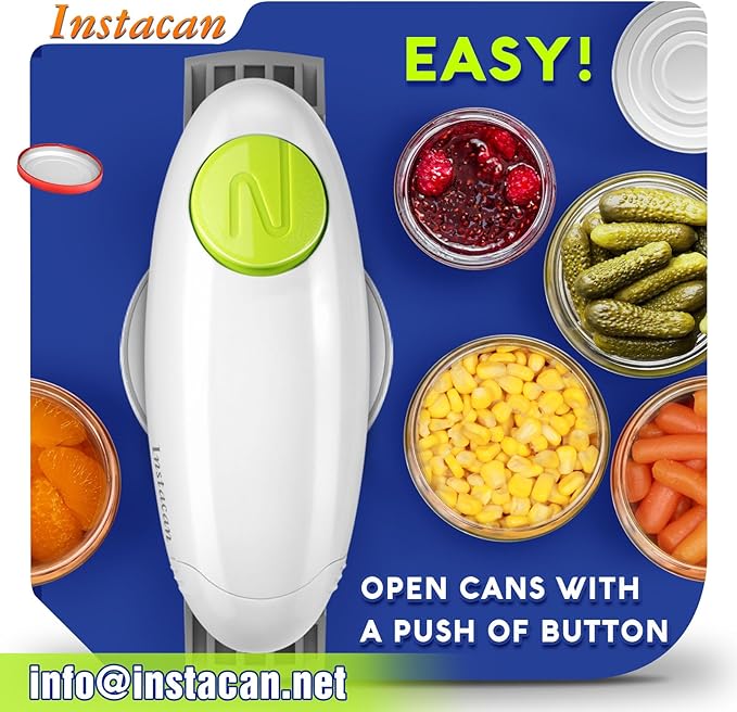 Higher Torque and One Touch Electric Jar Opener Easy Remove Almost Size Lid with Auto-Off, Powerful Bottle Opener for Arthritic Hands, Automatic Jar Opener for Weak Hands and Seniors (White)