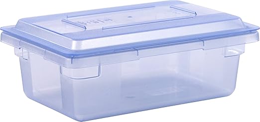 Carlisle FoodService Products CFS 10611C14 StorPlus Color-Coded Food Box Storage Container Only, 3.5 Gallon, 18" x 12" x 6", Blue (Pack of 6)