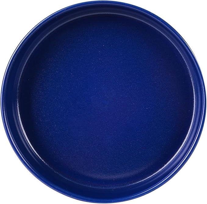 222 Fifth 12 Pieces Porcelain Dinnerware Set for 4, Elegant Navy Blue Plates and Bowls Sets, Matte Ceramic Dishes, Chip Resistant Kitchen and Dining Dish Set, Microwave & Dishwasher Safe, Kaden