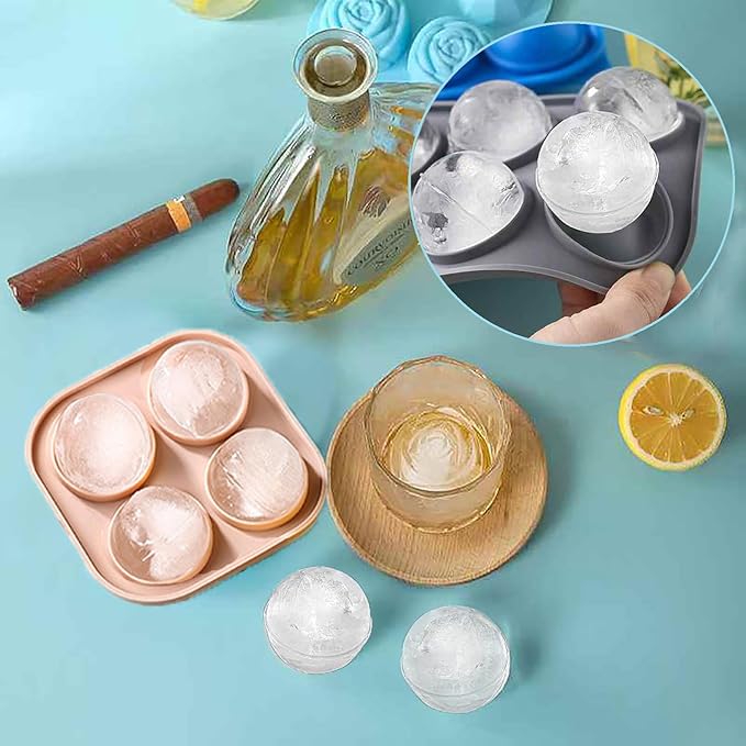 Soda Siphon, 1L Portable Soda Maker Carbonated Water Maker Kit, with Ice Cube Mold, Sparkling Water Maker for Soda Water/Cocktails/DIY Carbonated Drinks, Use 8 gram CO2 Cartridges (Not Included)