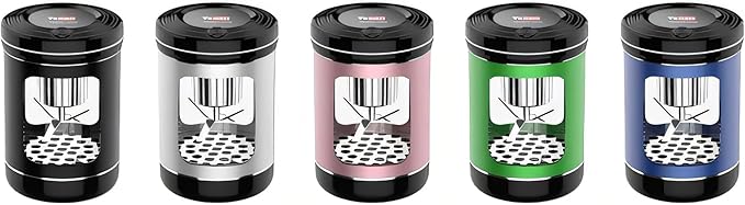 Mini Draco Electric Dry Herb and Spices Grinder with Fast Charging & Dual-Speed Grinding - Black