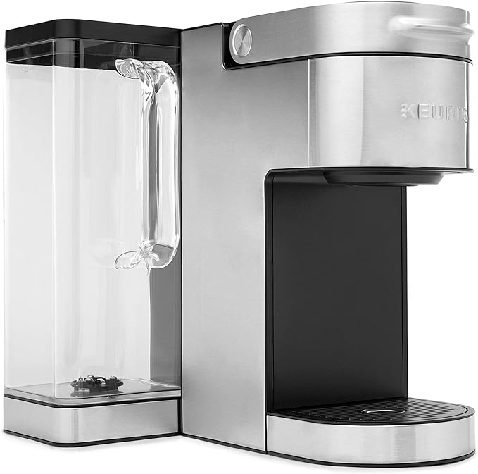 Keurig® K-Supreme Plus Single Serve K-Cup Pod Coffee Maker, MultiStream Technology, Black/Stainless Steel (Renewed)