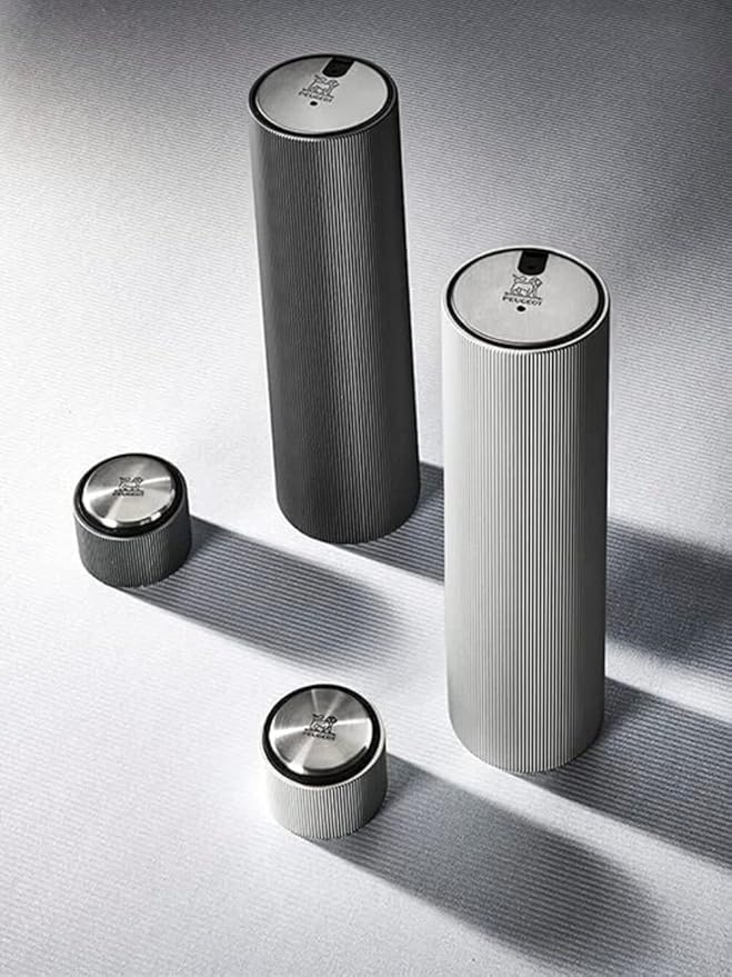 Peugeot Line Reverse Automatic Rechargeable Electric Wine Opener/Corkscrew, Carbon Dark Grey
