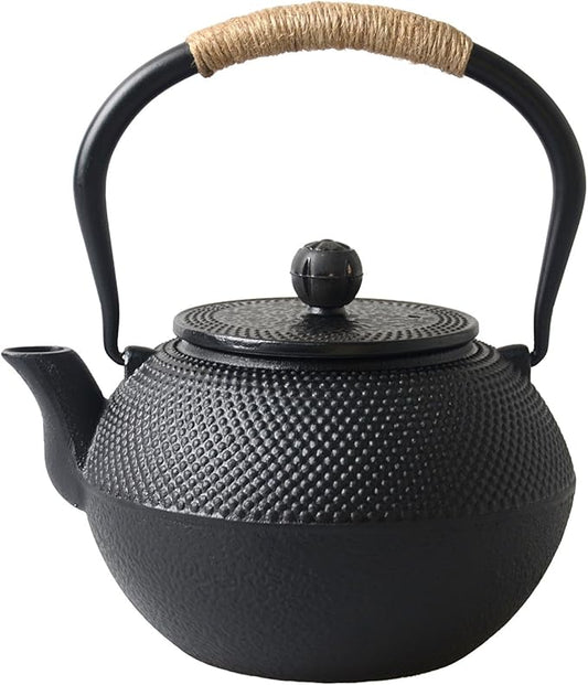 Hwagui - Large Cast Iron Teapot With Infuser For Varieties Of Loose Leaf Tea, Tea Bags, Black Tea Kettle Stovetop Safe 1200ml/41oz