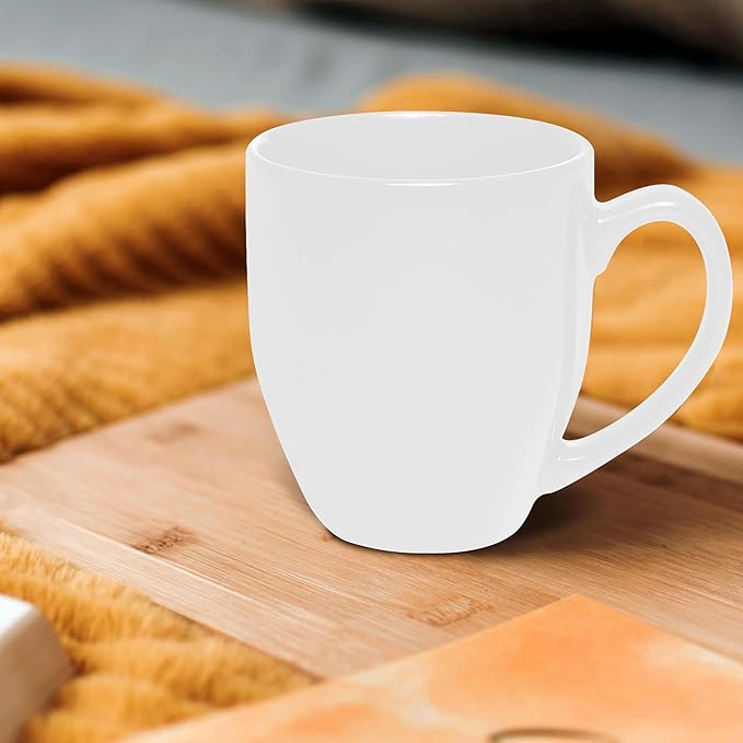 DISCOUNT PROMOS Large Coffee Cups 16 oz. Set of 10, Bulk Pack - Perfect for Tea, Espresso, Cappuccino, Hot Cocoa - Grey