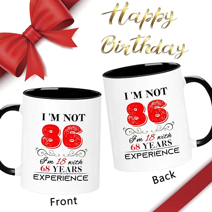 1939 86th Birthday Mug for Women Men, Turning 86 Year Old Birthday Gifts for Mom, Dad, Grandma, Grandpa, Wife, Husband, Daughter, Sister, Best Friends, Coworkers, Her, Him, 11oz Coffee Cup