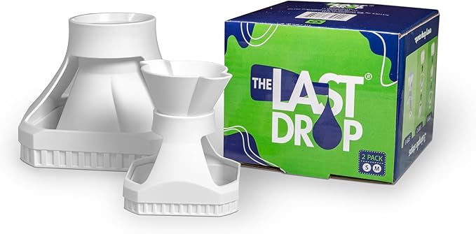 The Last Drop® an Upside Down Universal 3-Piece Inverted Bottle Holder Drainer Dryer Emptying Kit New Household Kitchen Gadget