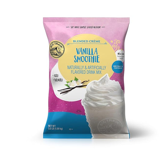 Big Train Vanilla Smoothie Blended Crème Beverage Mix, 3.5 Pound (Pack of 1)
