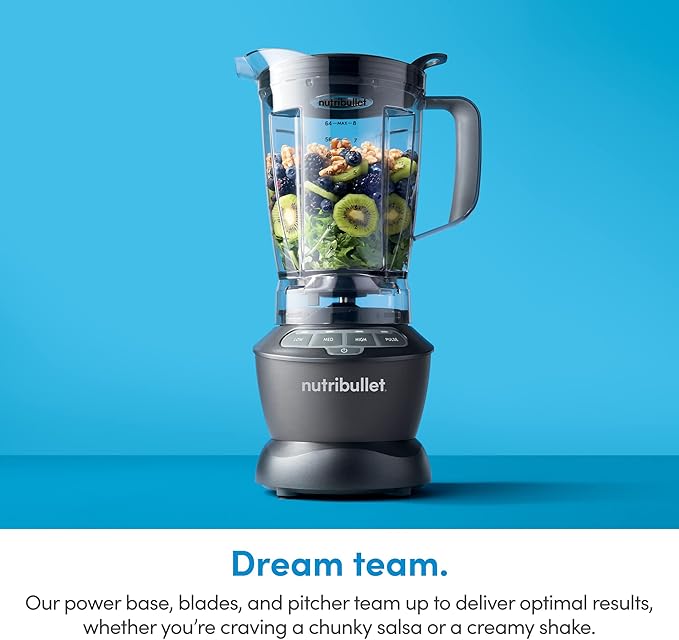 NutriBullet ZNBF30400Z Blender 1200 Watts, 1200W, Dark Gray