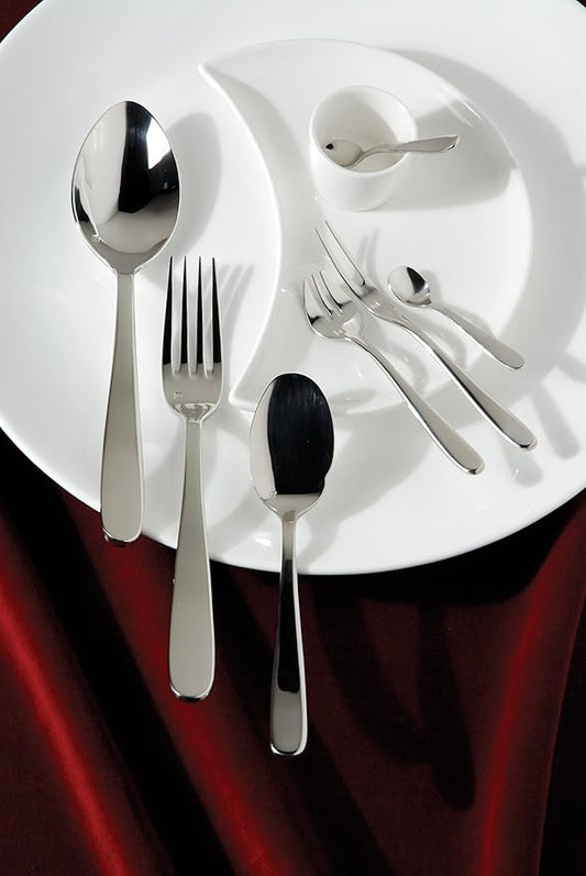Fortessa Grand City 18/10 Stainless Steel Flatware Appetizer/Cake Fork, Set of 12
