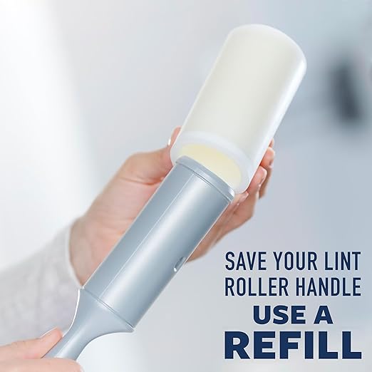 Scotch-Brite Everyday Clean Lint Roller, 3 Pack, Lint Remover for Pet Hair, Dark Clothes, Furniture, and Dusty Surfaces, Picks Up Fur & Fluff in Your Home, Car & Office, 300 Adhesive Sheets Total