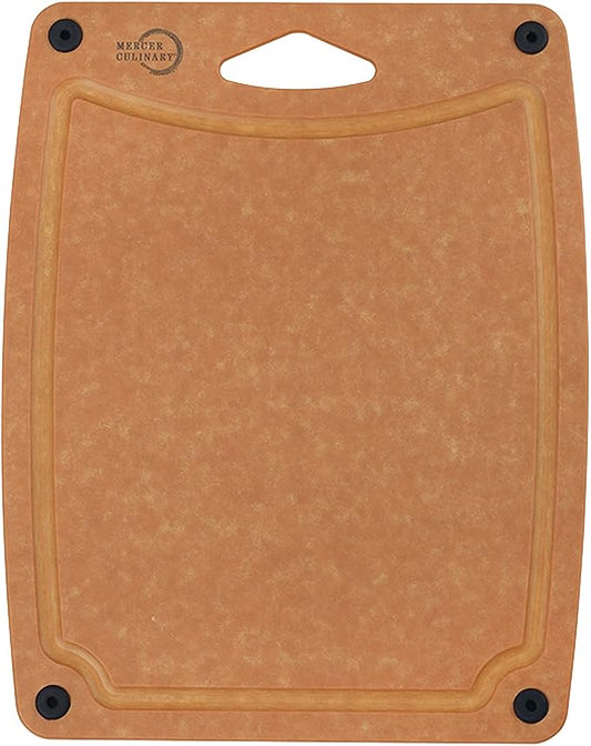 Mercer Culinary Composite Cutting Board 11 3/4" x 9 1/4", with Non Slip Feet and Juice Groove, Small