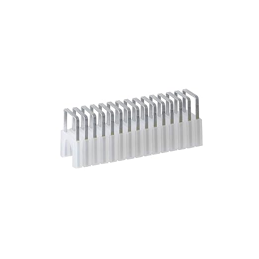 Arrow 591189 Genuine T59 Steel 5/16-Inch by 5/16 Crown Width Insulated Staples for Cable and Wiring, Clear, 300 Count